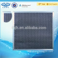 Activated carbon panel air filter